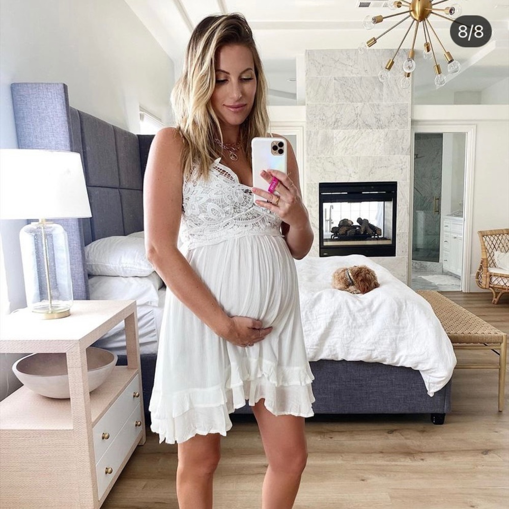 VICI DOLLS mini white free people dupe lace dress